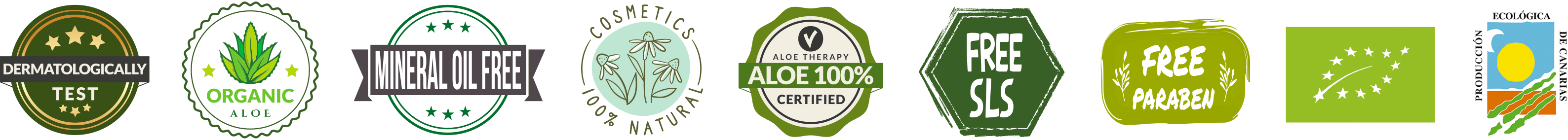Aloe Therapy certifications