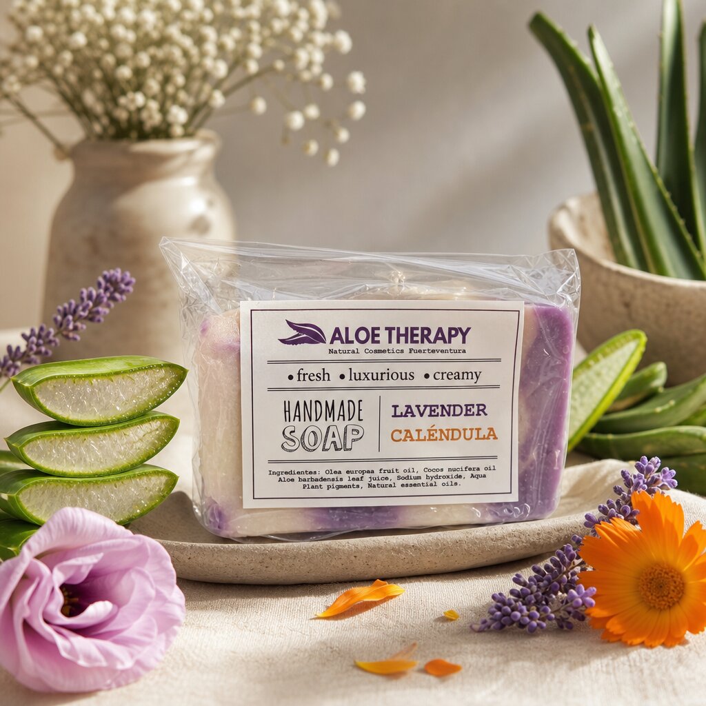Lavender & Calendula Handmade Soap 100g